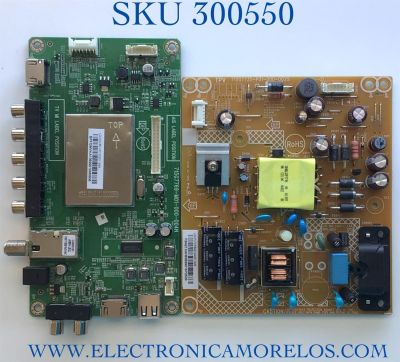 KIT DE TARJETAS PARA TV VIZIO MAIN XGCB01K012 / 715G7769-M01-000-004N / (Q)XGCB01K012020X / FUENTE PLTVFB421XAH6 / 715G7735-P01-000-002S / (Q)PLTVFB421XAH6 / PANEL TPT315B5-WX226.K REV:S4944M / MODELO D32HN-E1 LTTUVMAS / D32HN-E1 / D32HNE1